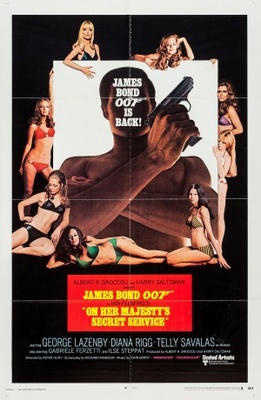 On Her Majesty's Secret Service movie poster (1969) metal framed poster