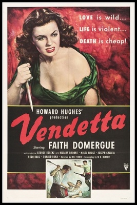 Vendetta movie poster (1950) mouse pad