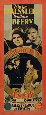 Tugboat Annie movie poster (1933) wood print