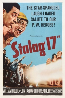 Stalag 17 movie poster (1953) pillow