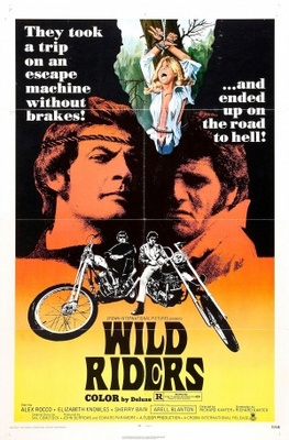 Wild Riders movie poster (1971) wood print