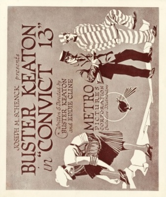 Convict 13 movie poster (1920) Stickers MOV_8328ea30