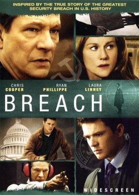 Breach movie poster (2007) canvas poster