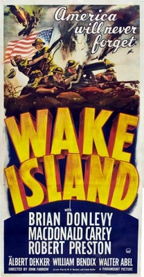 Wake Island movie poster (1942) pillow