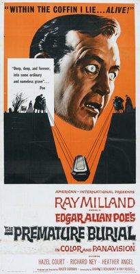 Premature Burial movie poster (1962) metal framed poster