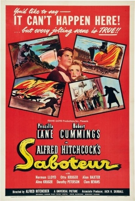 Saboteur movie poster (1942) Stickers MOV_83c8eaa5