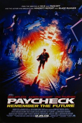 Paycheck movie poster (2003) metal framed poster