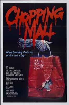 Chopping Mall movie poster (1986) metal framed poster