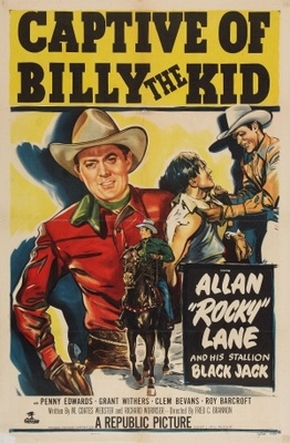 Captive of Billy the Kid movie poster (1952) mouse pad
