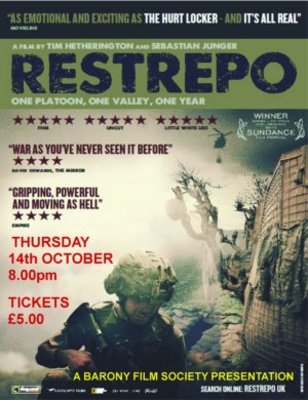 Restrepo movie poster (2010) poster with hanger