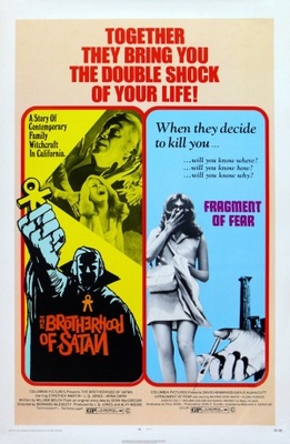 Fragment of Fear movie poster (1970) wooden framed poster