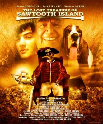 The Lost Treasure of Sawtooth Island movie poster (1999) metal framed poster