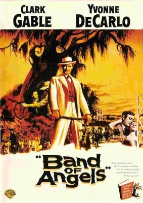 Band of Angels movie poster (1957) wood print