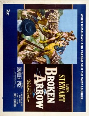 Broken Arrow movie poster (1950) Stickers MOV_844d1343