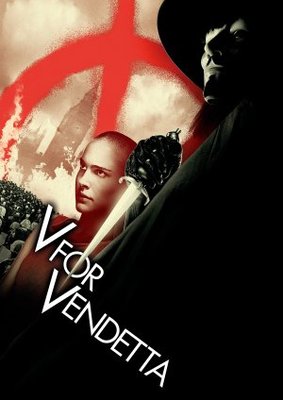 V For Vendetta movie poster (2005) Stickers MOV_84563be5