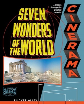 Seven Wonders of the World movie poster (1956) wood print