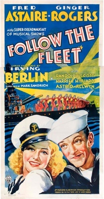 Follow the Fleet movie poster (1936) t-shirt