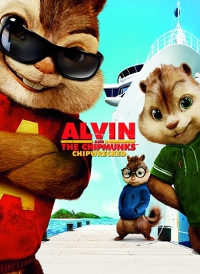 Alvin and the Chipmunks: Chip-Wrecked movie poster (2011) poster with hanger