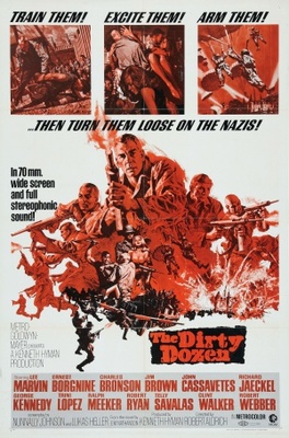 The Dirty Dozen movie poster (1967) pillow