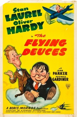 The Flying Deuces movie poster (1939) poster with hanger