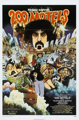 200 Motels movie poster (1971) canvas poster