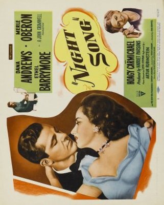Night Song movie poster (1947) poster with hanger