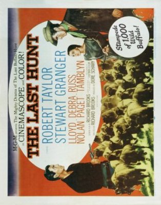 The Last Hunt movie poster (1956) Longsleeve T-shirt