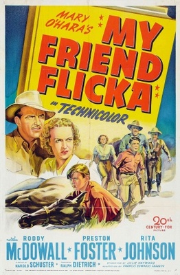 My Friend Flicka movie poster (1943) wooden framed poster