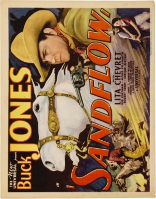 Sandflow movie poster (1937) metal framed poster