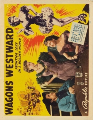 Wagons Westward movie poster (1940) wooden framed poster