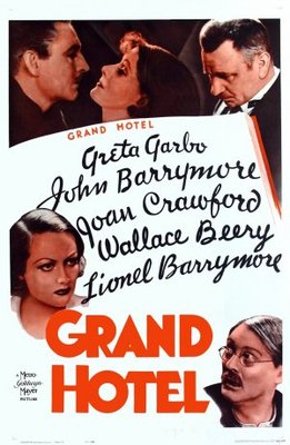 Grand Hotel movie poster (1932) puzzle MOV_8549b494