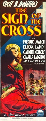 The Sign of the Cross movie poster (1932) poster with hanger