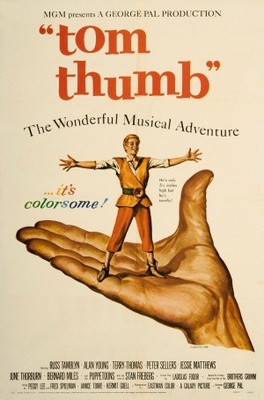 tom thumb movie poster (1958) canvas poster