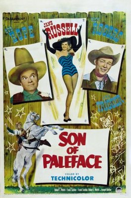 Son of Paleface movie poster (1952) metal framed poster