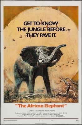 The African Elephant movie poster (1971) wood print