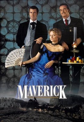 Maverick movie poster (1994) wood print
