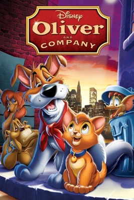 Oliver & Company movie poster (1988) mouse pad