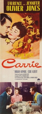 Carrie movie poster (1952) poster