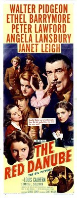 The Red Danube movie poster (1949) wood print