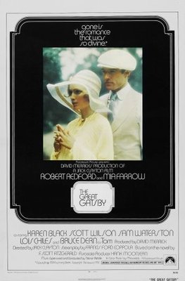 The Great Gatsby movie poster (1974) wood print