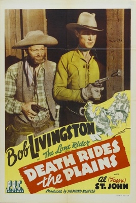 Death Rides the Plains movie poster (1943) tote bag