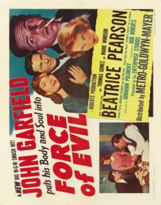 Force of Evil movie poster (1948) metal framed poster