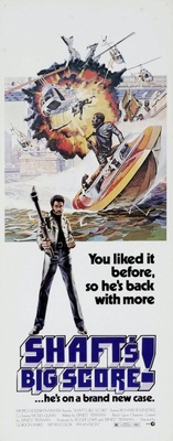 Shaft's Big Score! movie poster (1972) wood print