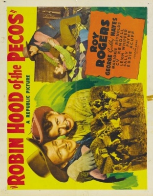 Robin Hood of the Pecos movie poster (1941) canvas poster
