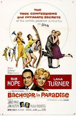 Bachelor in Paradise movie poster (1961) metal framed poster