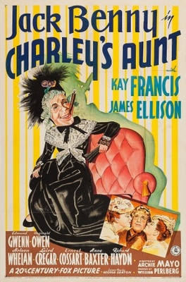 Charley's Aunt movie poster (1941) metal framed poster