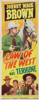 Law of the West movie poster (1949) Stickers MOV_86ac4ec7