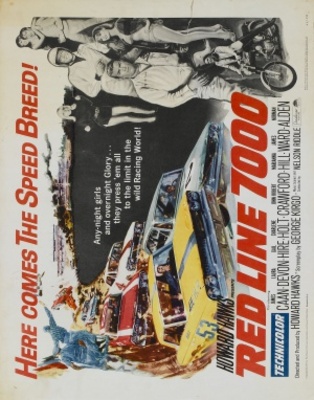 Red Line 7000 movie poster (1965) wood print