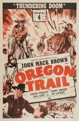 The Oregon Trail movie poster (1939) wood print