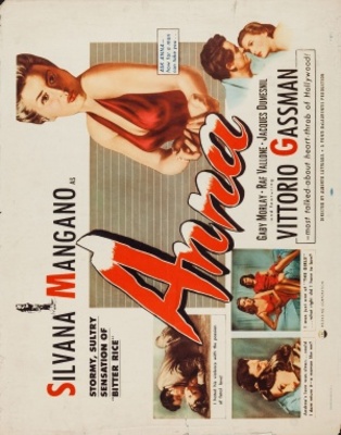 Anna movie poster (1951) wood print